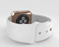 Apple Watch Edition 38mm Rose Gold Case White Sport Band 3Dモデル