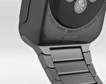 Apple Watch 38mm Black Stainless Steel Case Link Bracelet 3d model