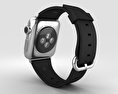 Apple Watch 38mm Stainless Steel Case Black Classic Buckle Modello 3D