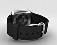 Apple Watch 38mm Stainless Steel Case Black Classic Buckle 3D-Modell
