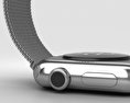 Apple Watch 38mm Stainless Steel Case Milanese Loop 3D 모델 