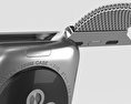 Apple Watch 38mm Stainless Steel Case Milanese Loop 3d model