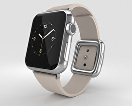 Apple Watch 38mm Stainless Steel Case Pink Modern Buckle 3Dモデル
