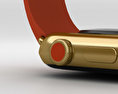 Apple Watch Edition 38mm Yellow Gold Case Red Modern Buckle 3d model