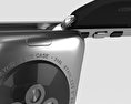 Apple Watch 42mm Stainless Steel Case Black Classic Buckle 3d model