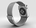 Apple Watch 42mm Stainless Steel Case Milanese Loop Modèle 3d