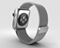 Apple Watch 42mm Stainless Steel Case Milanese Loop 3D 모델 
