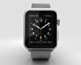 Apple Watch 42mm Stainless Steel Case Milanese Loop 3D-Modell