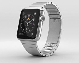 Apple Watch 42mm Stainless Steel Case Link Bracelet 3D model