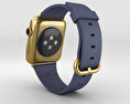 Apple Watch Edition 42mm Yellow Gold Case Blue Classic Buckle 3d model