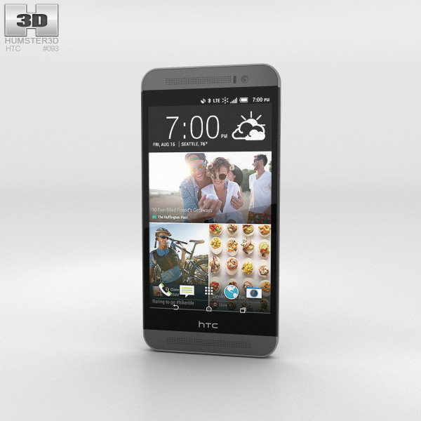 HTC One (E8) CDMA Misty Gray 3Dモデル