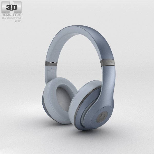 whisky Diskriminering af køn liberal Beats by Dr. Dre Studio Over-Ear Headphones Metallic Sky 3D model -  Electronics on Hum3D