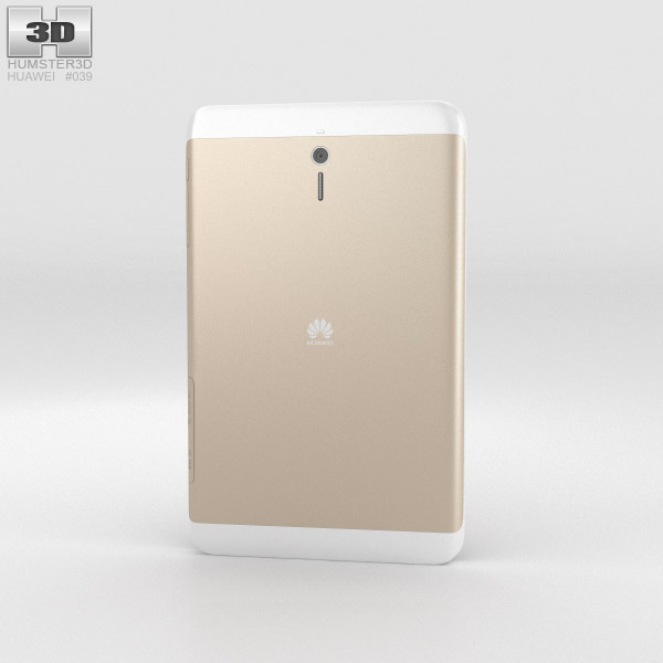 Huawei MediaPad 7 Youth2 Gold 3D-Modell