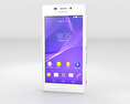 Sony Xperia M2 Aqua White 3d model