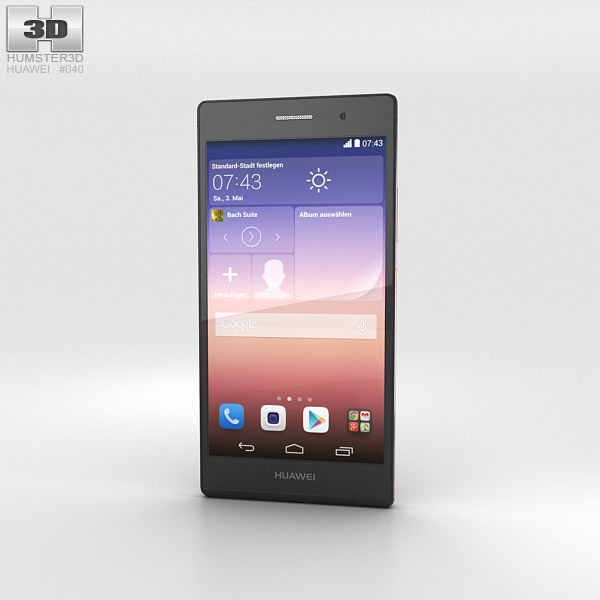 Huawei Ascend P7 Sapphire Edition 3D-Modell