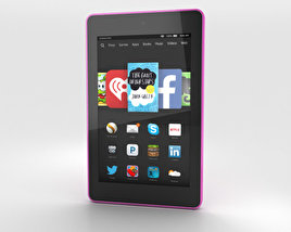 Amazon Fire HD 6 Magenta 3D 모델 