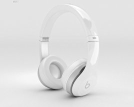 Beats by Dr. Dre Solo2 On-Ear Écouteurs Blanc Modèle 3D
