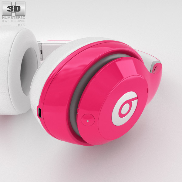 Beats By Dr Dre Studio Over Ear ヘッドホン Pink 3dモデル 電子機器 On Hum3d