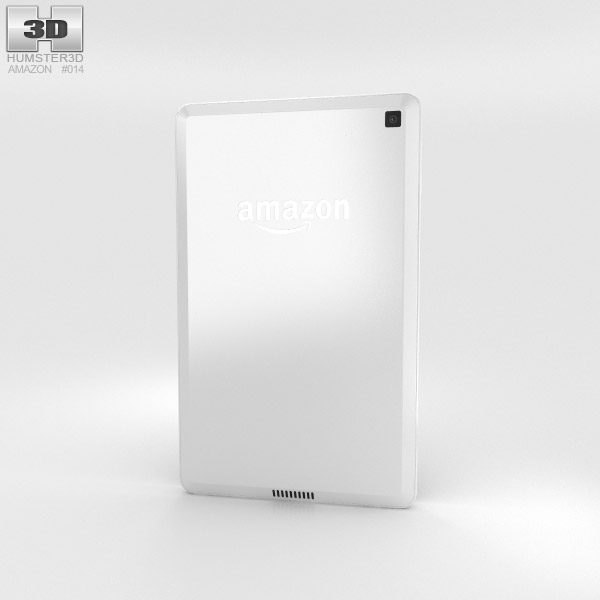 Amazon Fire HD 6 White 3d model