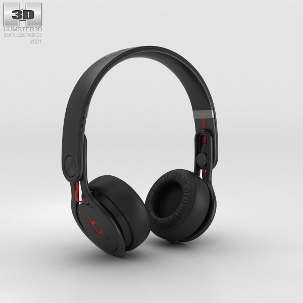 Beats Mixr High-Performance Professional 黒 3Dモデル
