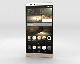 Huawei Ascend Mate 7 Amber Gold 3D model