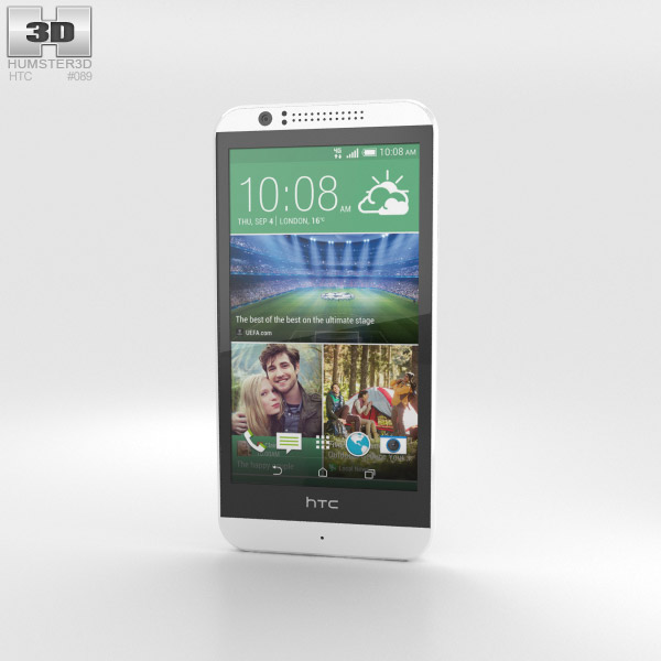 HTC Desire 510 Vanilla White Modelo 3D
