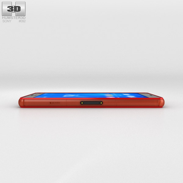 Sony Xperia Z3 Compact Orange 3d Model Elektronika Na Hum3d