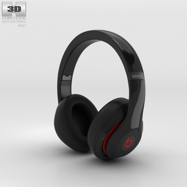 Beats by Dr. Dre Studio Wireless Over-Ear Black 3d model