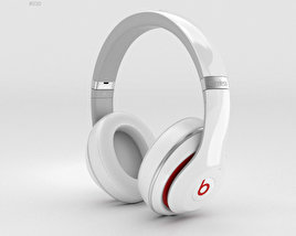 Beats by Dr. Dre Studio Wireless Over-Ear White 3D 모델 