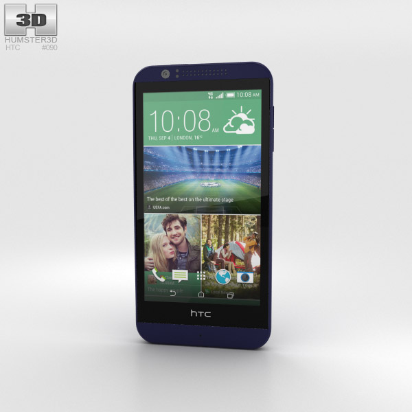 HTC Desire 510 Deep Navy Blue 3D-Modell