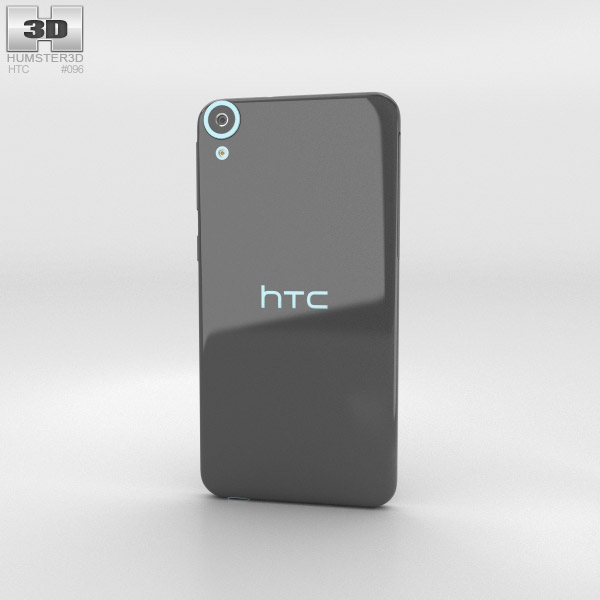 HTC Desire 820 Tuxedo Grey 3D 모델 