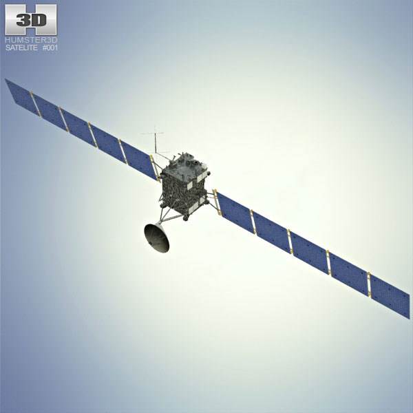 Rosetta sonde spatiale Modèle 3D