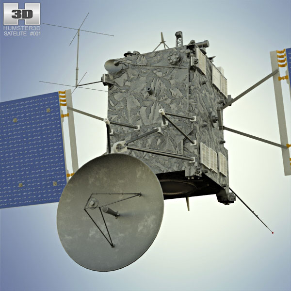 Rosetta space probe 3D model Spacecraft on Hum3D