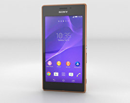 Sony Xperia M2 Aqua Copper Modelo 3D