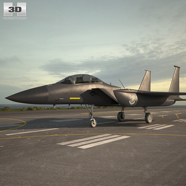 McDonnell Douglas F-15E Strike Eagle 3D модель