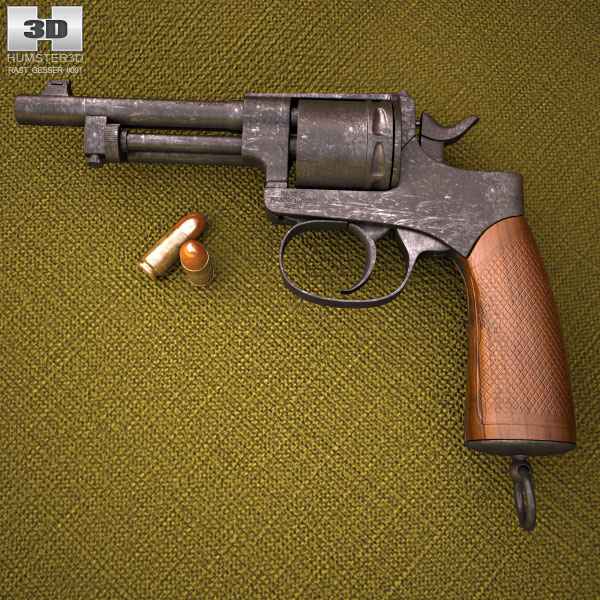 Rast & Gasser M1898 Modello 3D