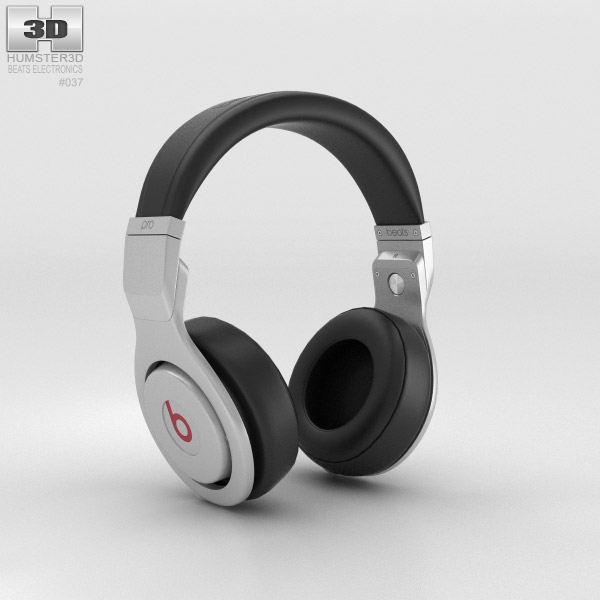 Beats Pro Over-Ear Headphones Infinite Black 3d model