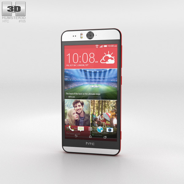 HTC Desire Eye Red 3d model