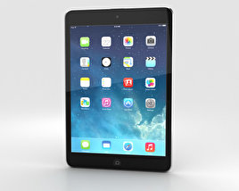 Apple iPad Mini 2 Space Grey 3D model