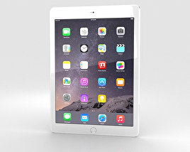 Apple iPad Air 2 Cellular Silver 3D model