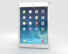 Apple iPad Mini 2 Cellular Silver 3D-Modell
