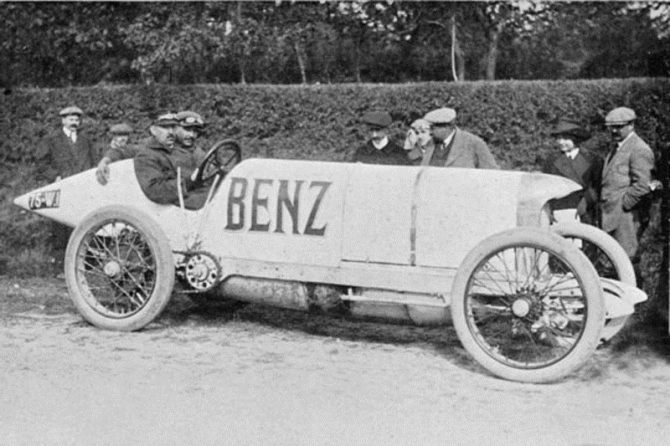 Legendary car Benz 200 hp