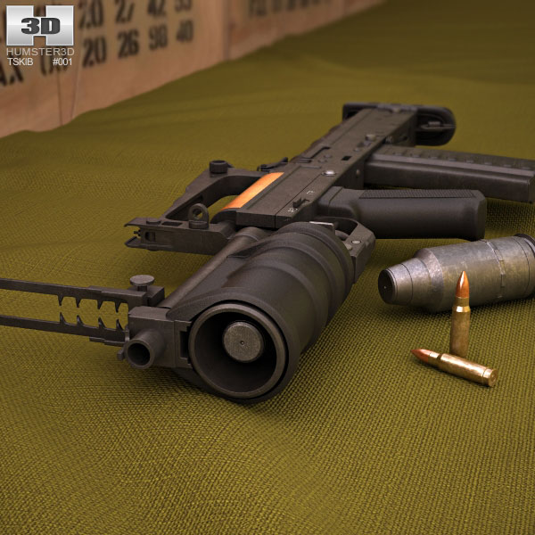 OTs-14突击步枪 3D模型