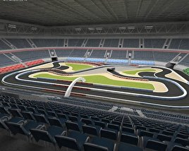 Circuit automobile Modèle 3D