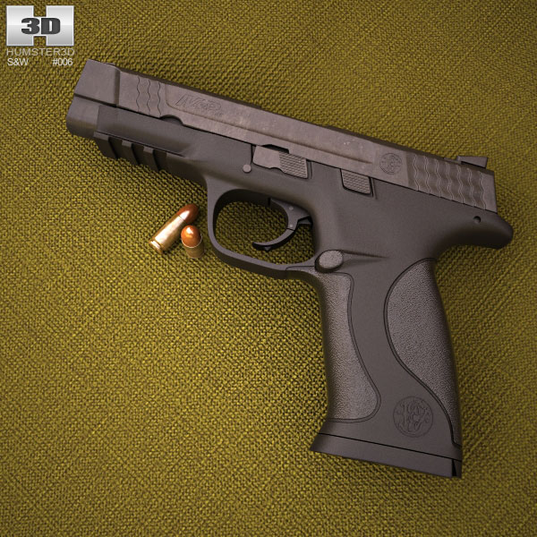 Smith & Wesson M&P .45 3D 모델 