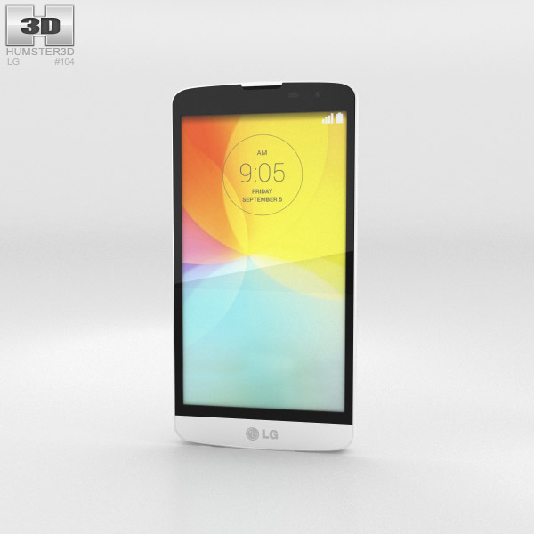 LG L Bello White 3d model