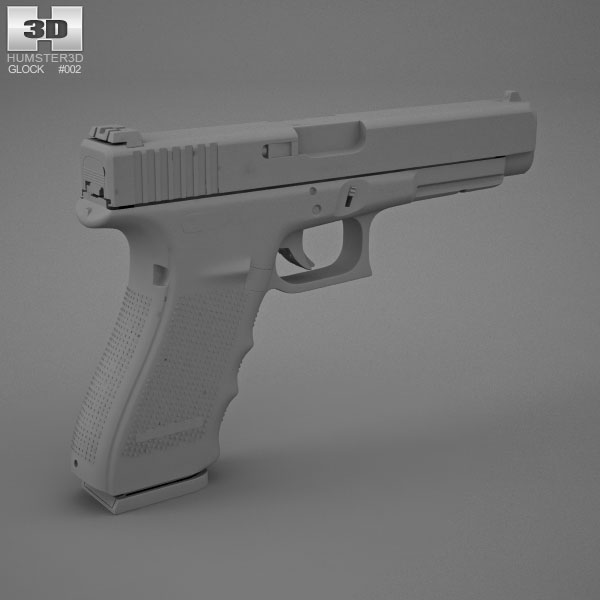 Glock 41 Gen4 3d Model Weapon On Hum3d