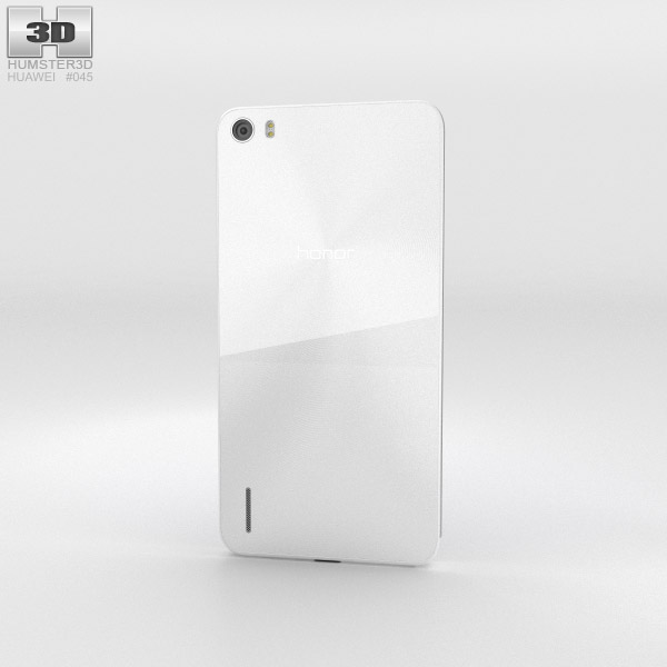 Huawei Honor 6 White 3d model