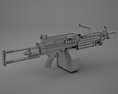 M249 light machine gun 3d model