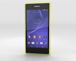 Sony Xperia E3 Yellow 3D model
